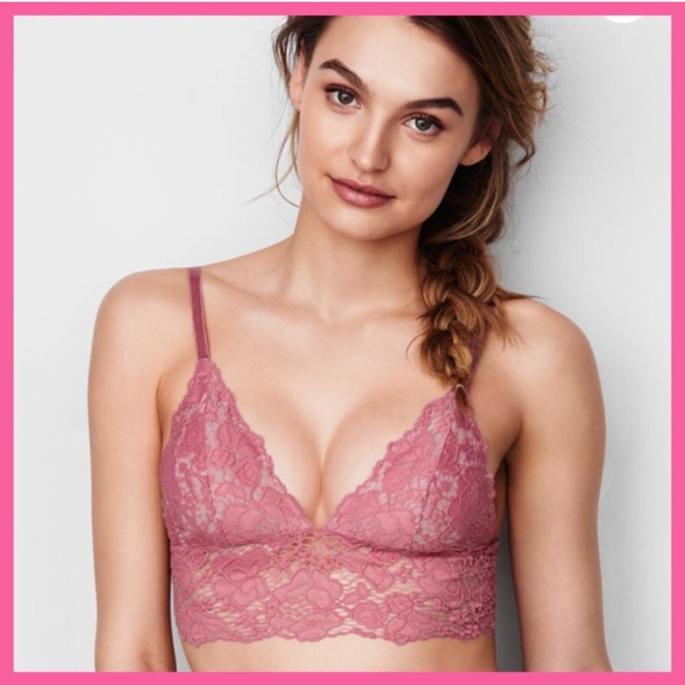 •Victoria’s Secret• Long Lace bralette